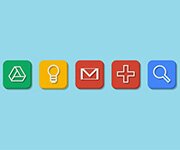 Google Product Flat Icons